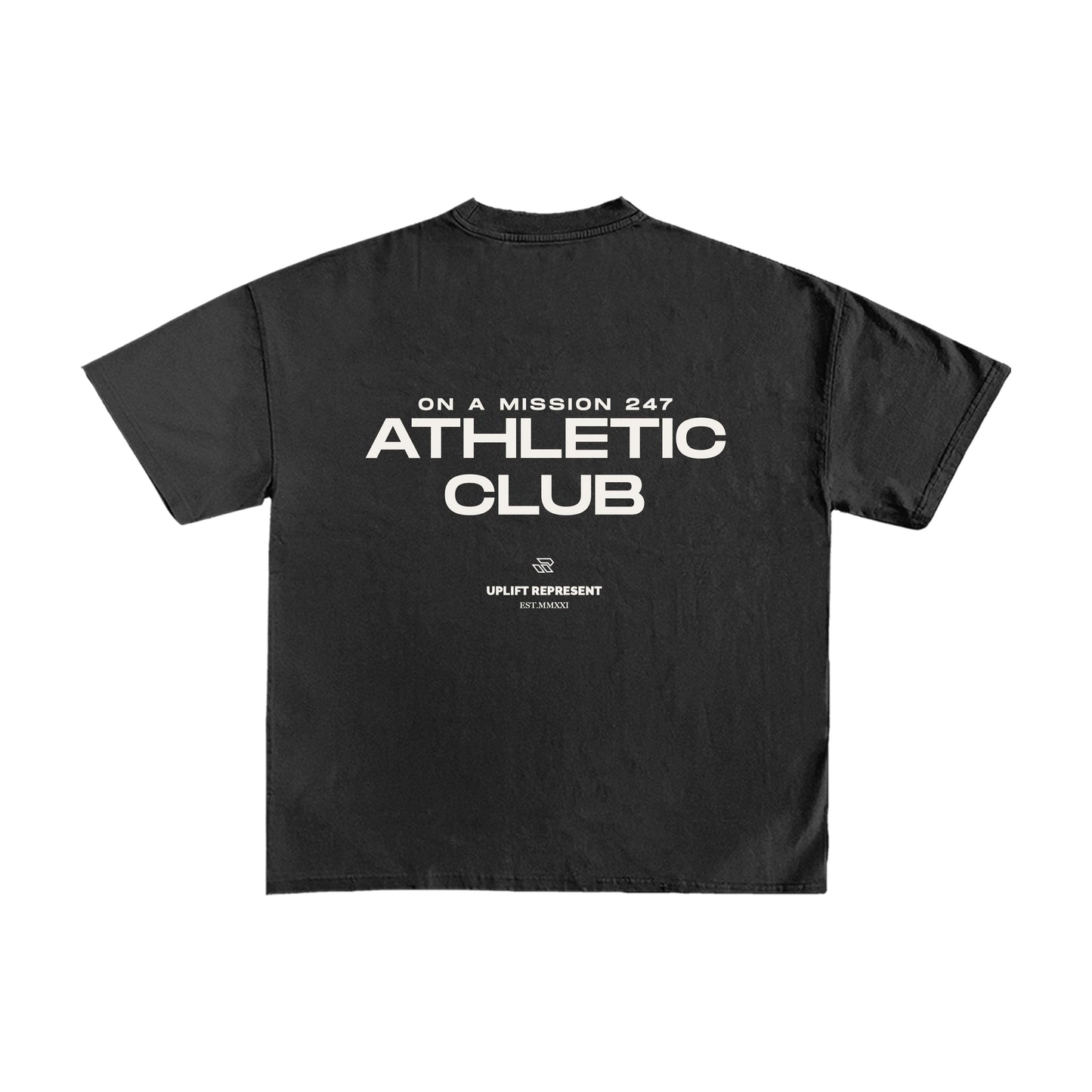 ATHLETIC CLUB OVERSEIZED SHIRT (BLACK)