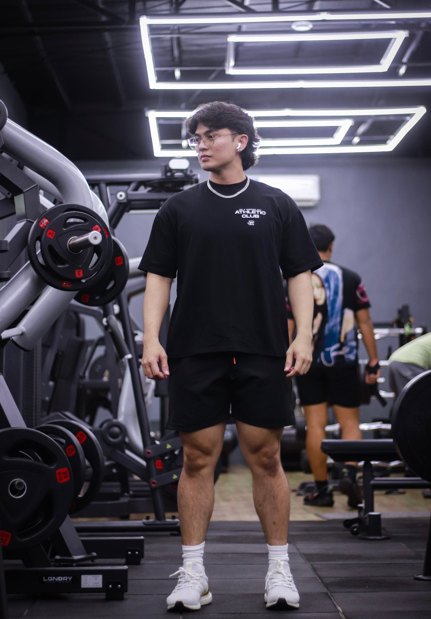 ATHLETIC CLUB OVERSEIZED SHIRT (BLACK)
